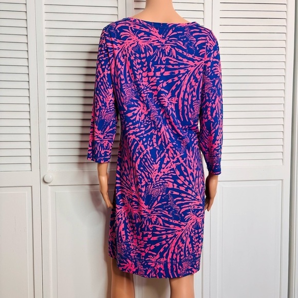 LILLY PULITZER Palmetto Dress Rolling in the Grass Zebra Size Large - Picture 8 of 8